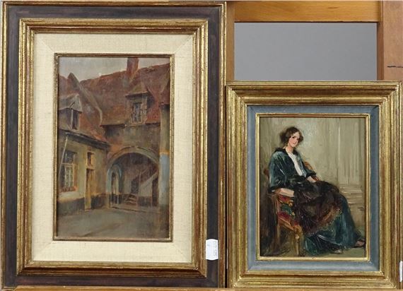 Esquisse de dame; Vue de passage