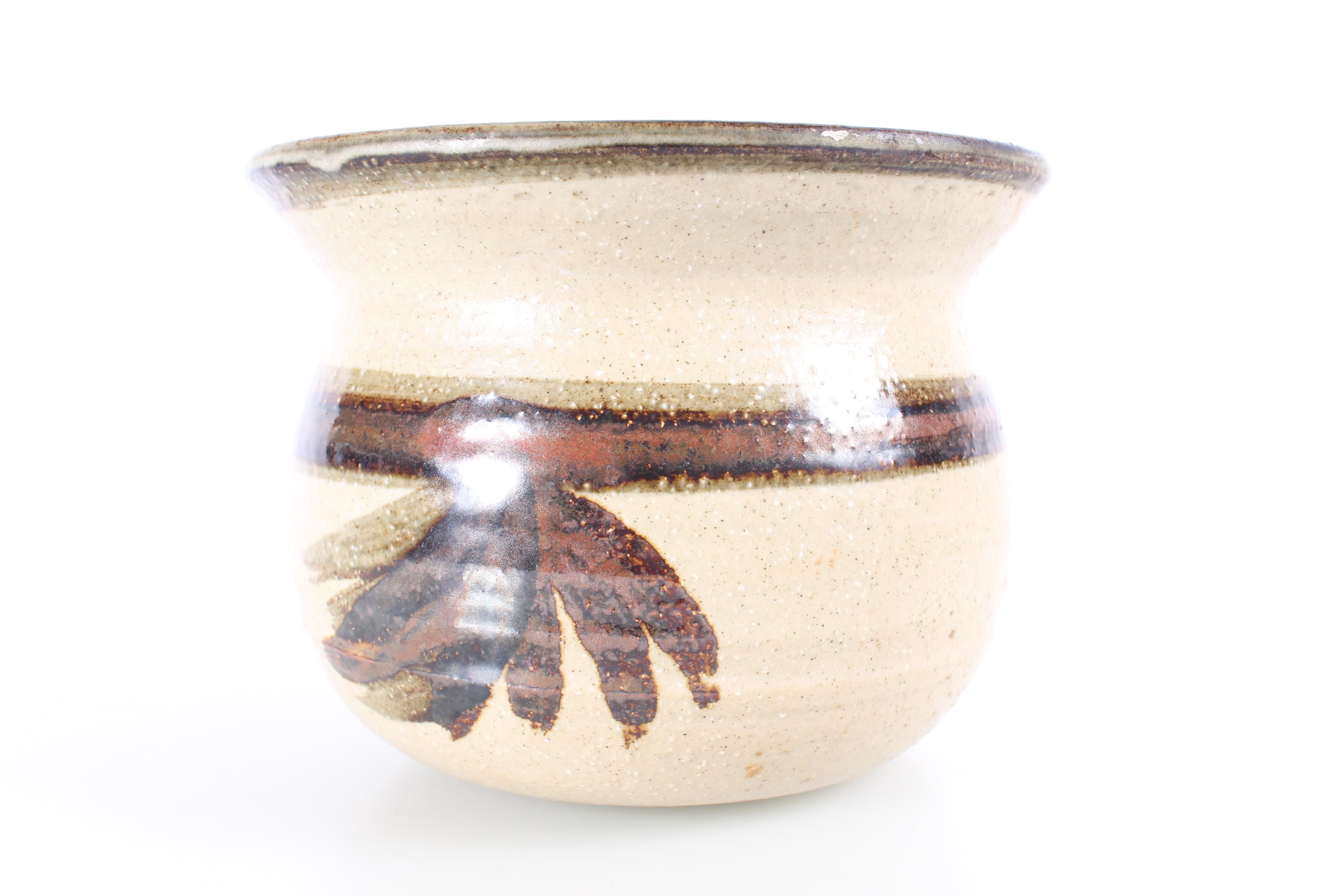 James Reno | Vintage had thrown and hand painted pottery | MutualArt