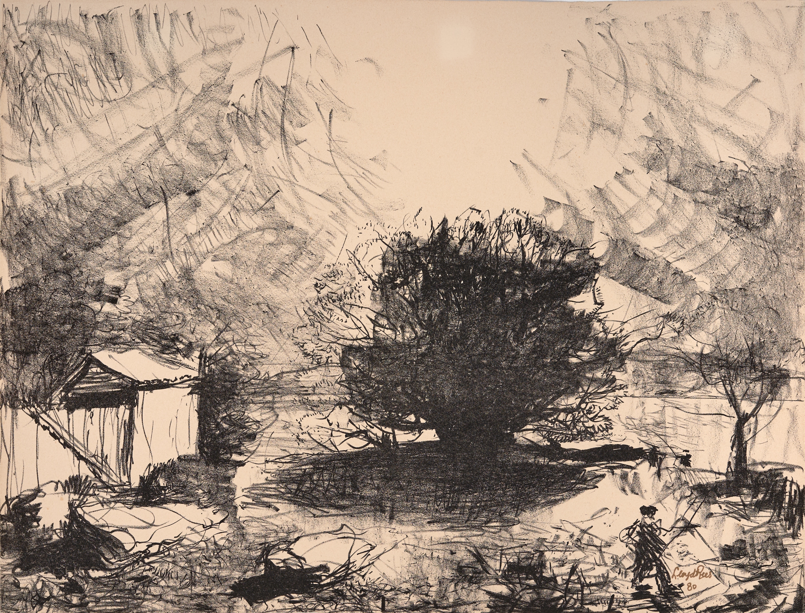 Lloyd Rees | The Vortex (From Caloocan Suite) (1980) | MutualArt
