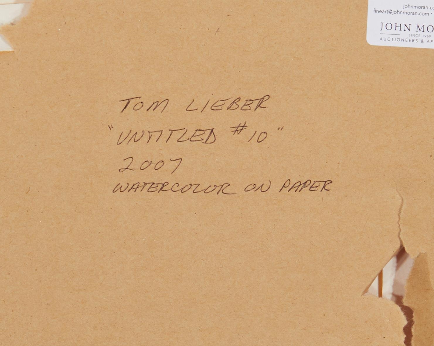 Artwork by Tom Lieber, "Untitled #10," 2007, Made of Watercolor on paper