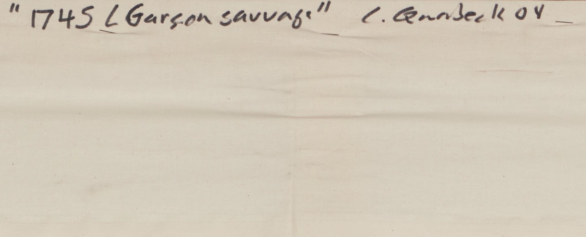 Cornelius Quabeck L'Garcon Sauvage, 2004 (1745) MutualArt