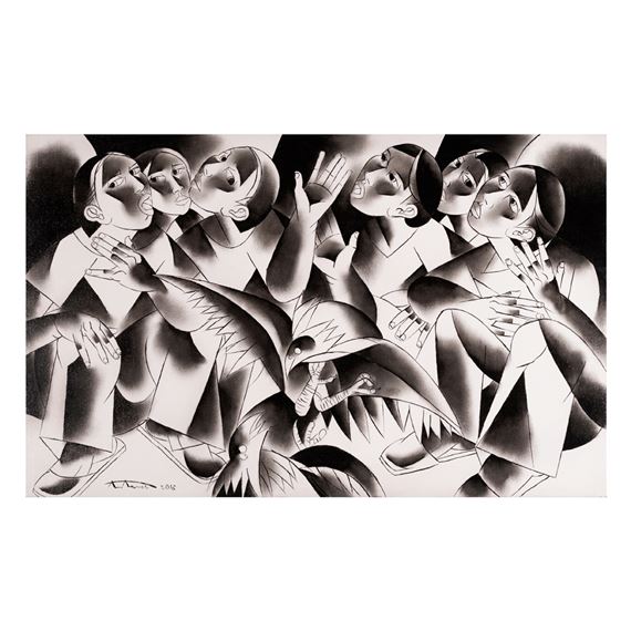 Tupada by Angelito Antonio, dated 2016