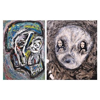 a) Untitled
b) Monalisa - Mark Hernandez