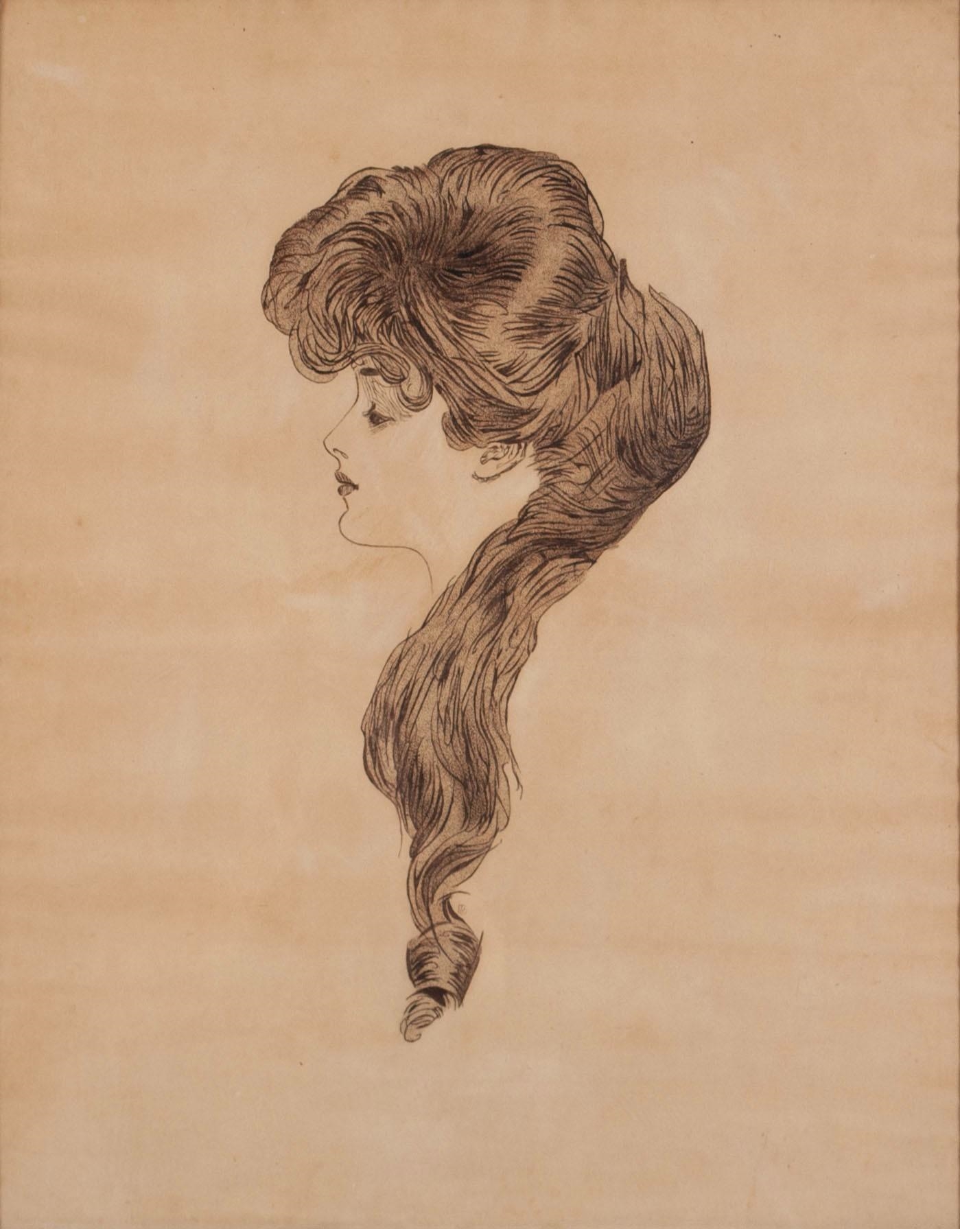 Charles Dana Gibson | The Eternal Question (1903) | MutualArt