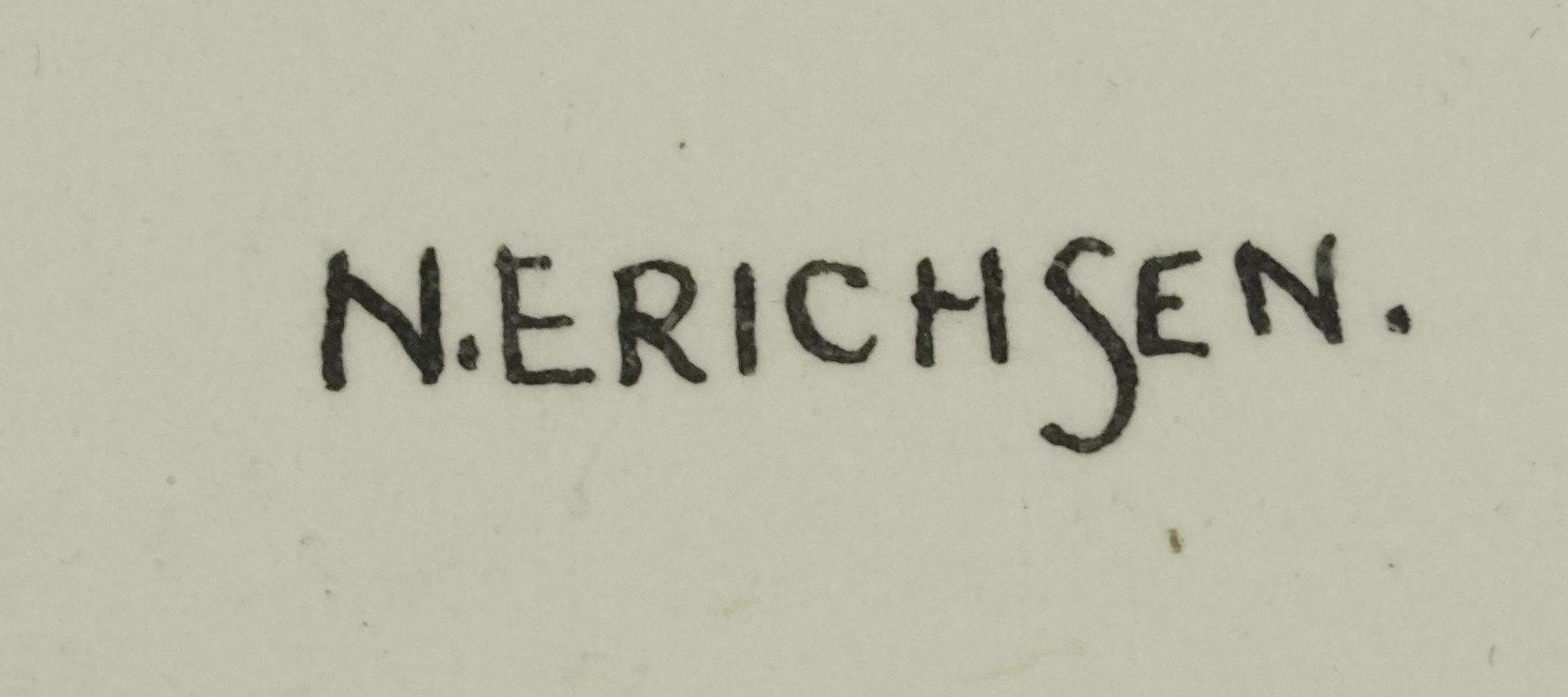 Artwork by Nelly Erichsen, The Story of Rome, Made of ink illustration with embossed watermark