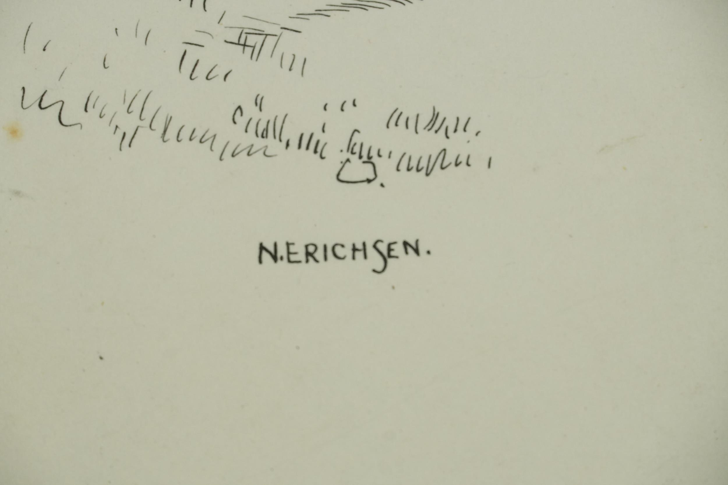 Artwork by Nelly Erichsen, The Story of Rome, Made of ink illustration with embossed watermark