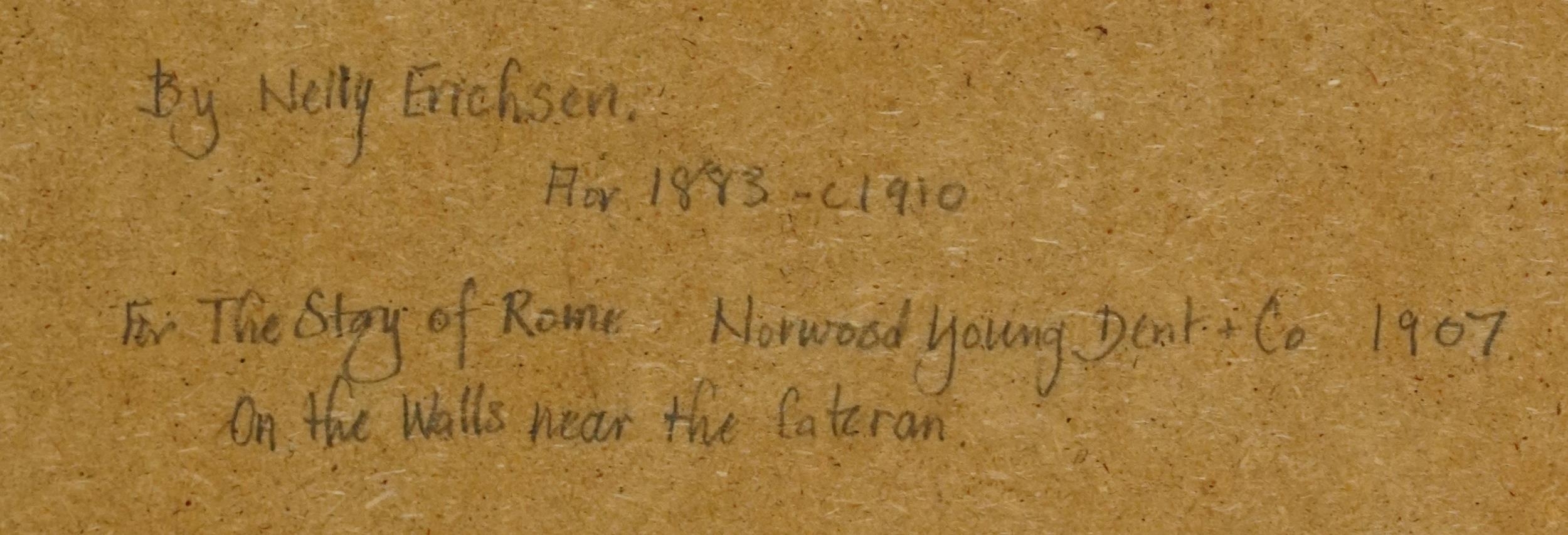 Artwork by Nelly Erichsen, The Story of Rome, Made of ink illustration with embossed watermark