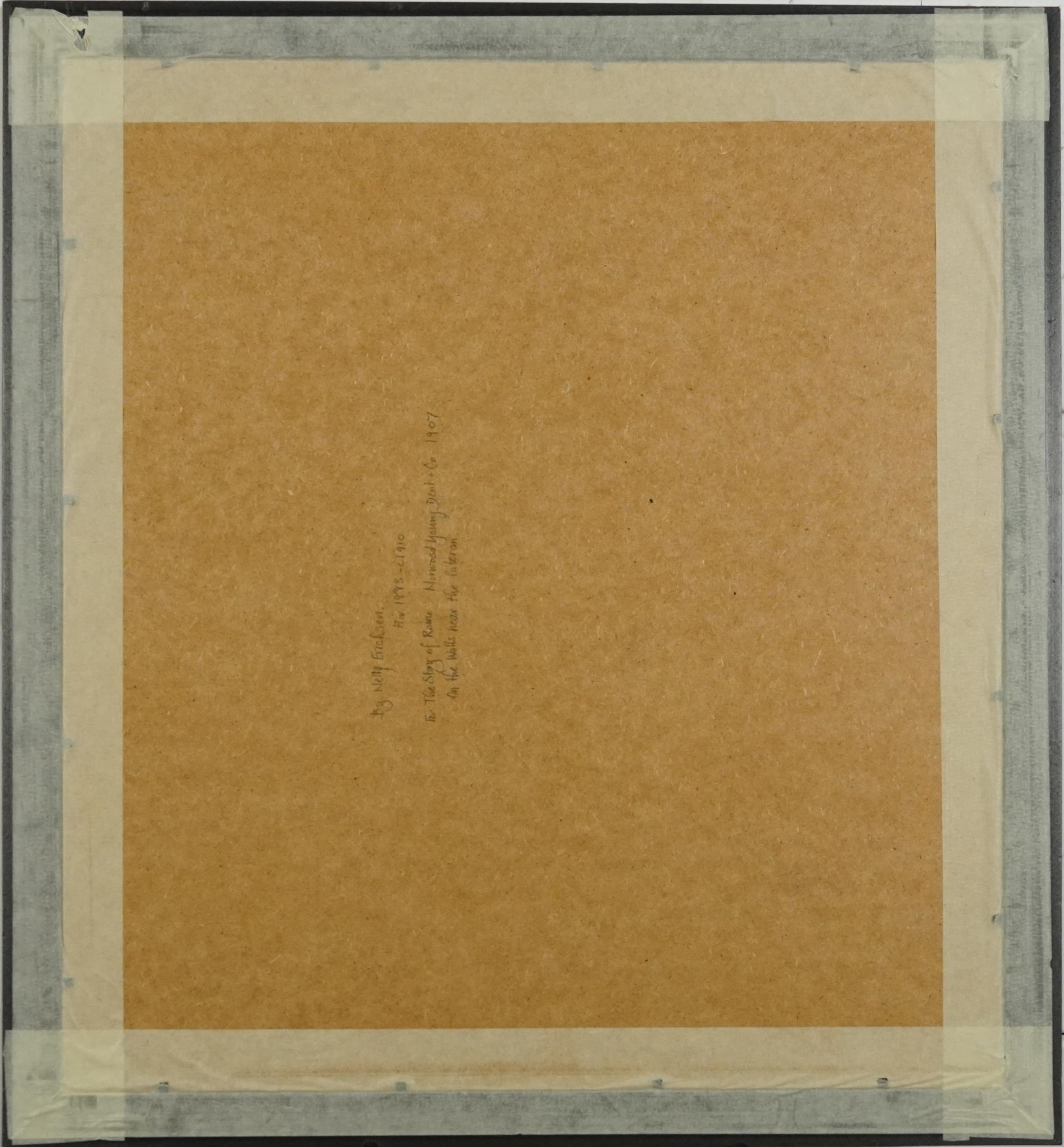 Artwork by Nelly Erichsen, The Story of Rome, Made of ink illustration with embossed watermark