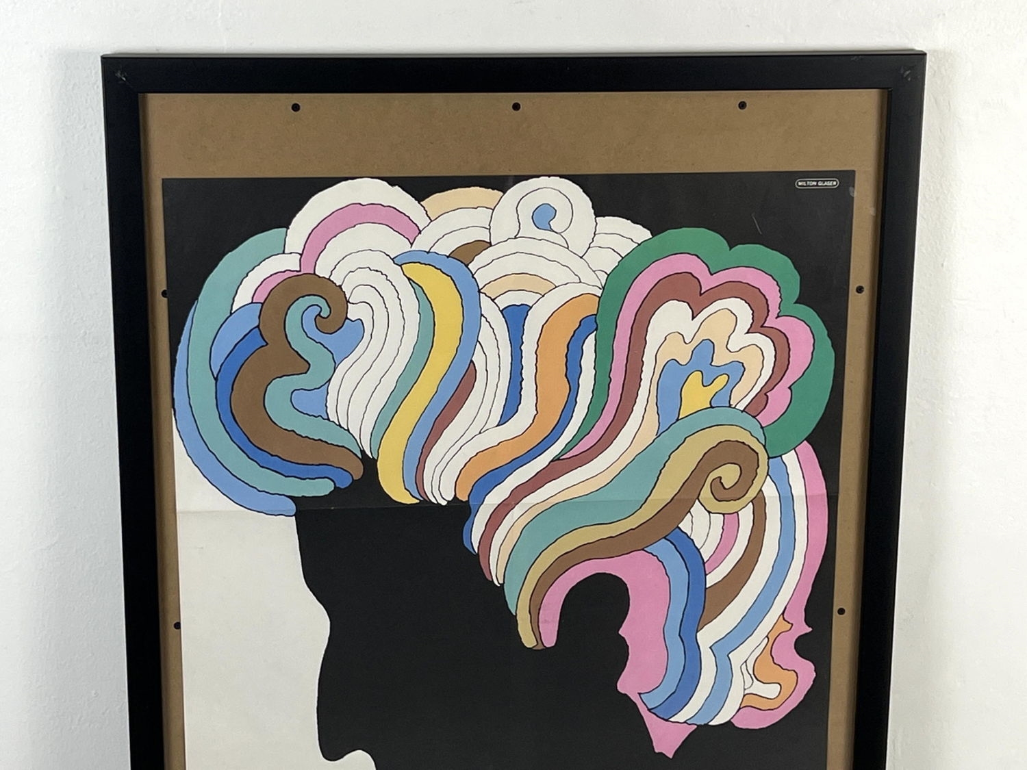 Artwork by Milton Glaser, Bob Dylan poster by Milton Glaser., Made of poster
