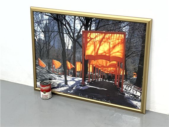 Christo | Signed Christo and Jeanne-Claude Poster. The gates