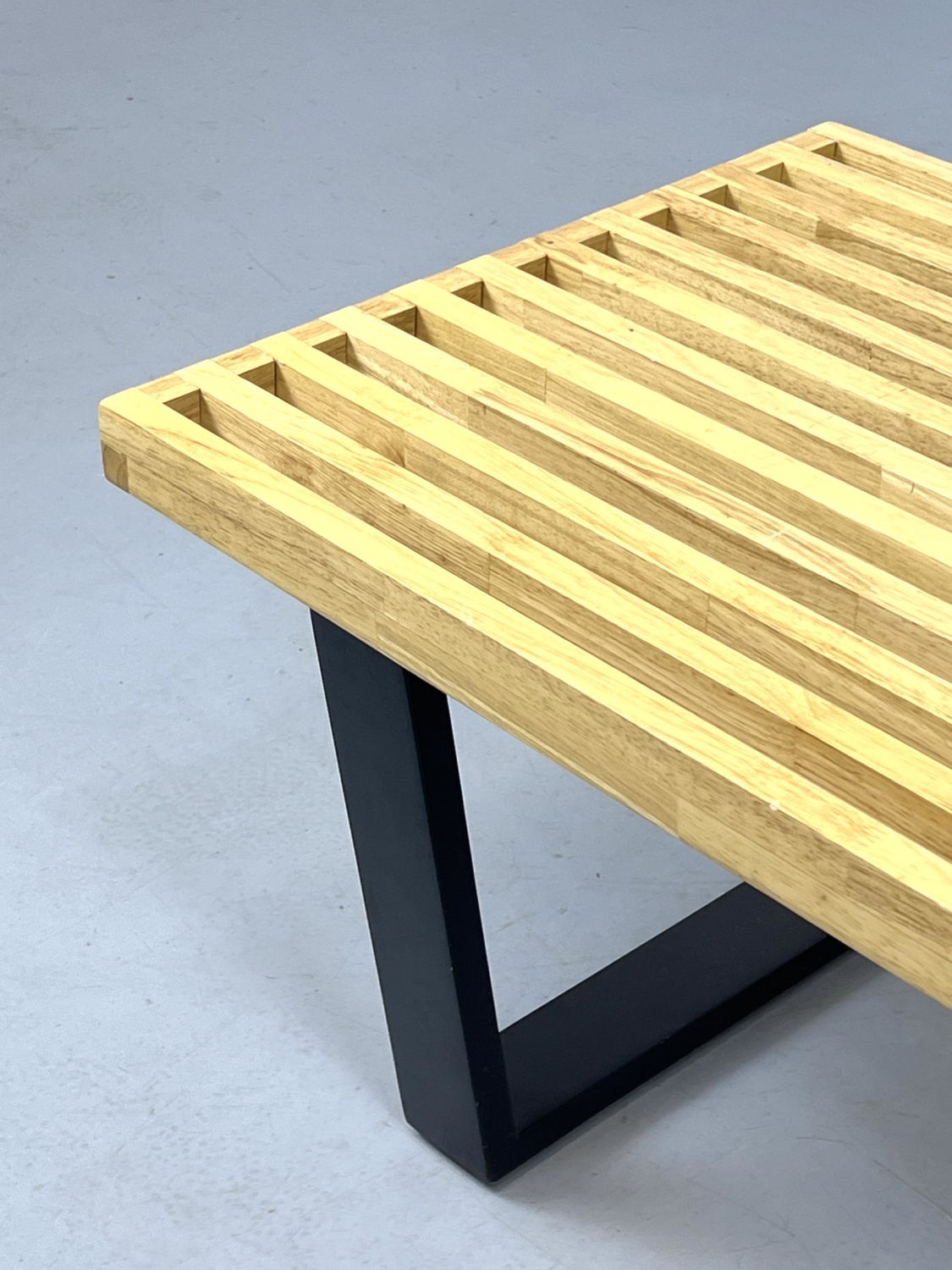 George Nelson | George Nelson Style Slat Bench. Blond Slat Bench ...