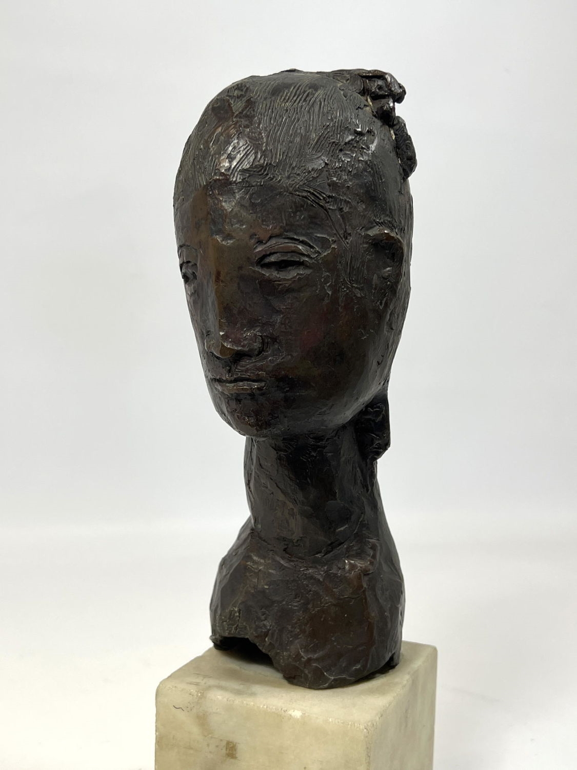 Artwork by Irving Marantz, Irving Marantz American sculpture signed on the back bronze sculpture, Made of bronze sculpture