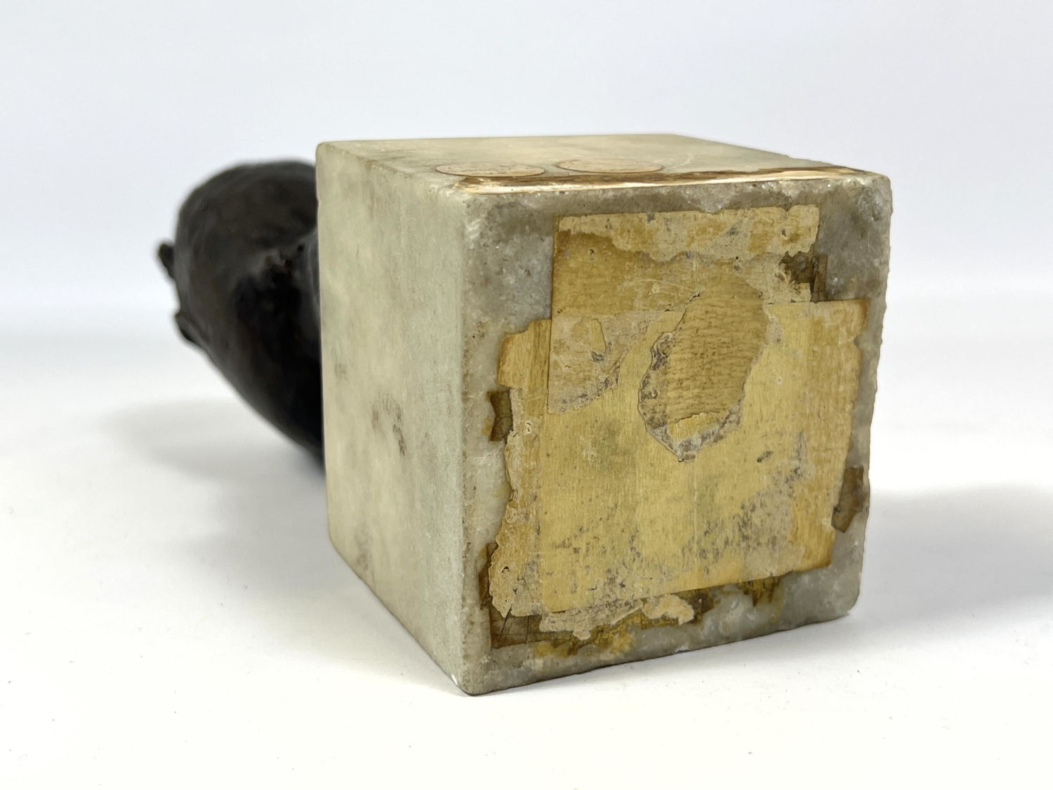 Artwork by Irving Marantz, Irving Marantz American sculpture signed on the back bronze sculpture, Made of bronze sculpture