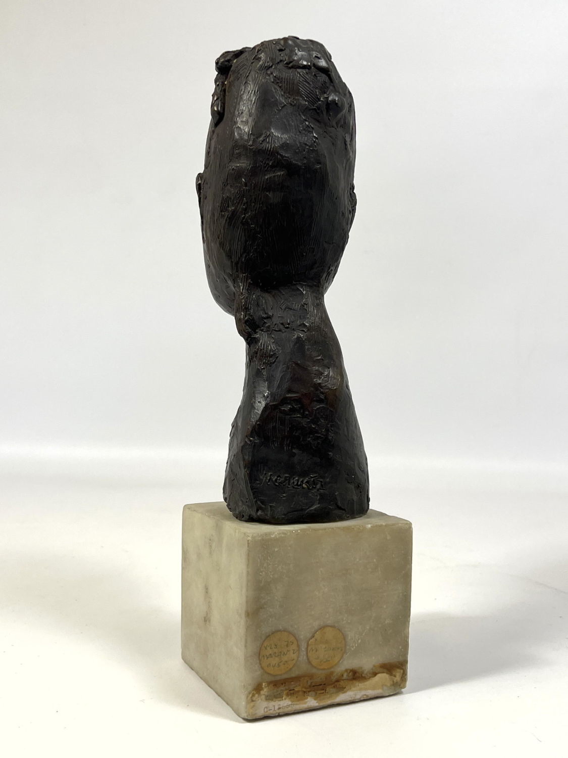 Artwork by Irving Marantz, Irving Marantz American sculpture signed on the back bronze sculpture, Made of bronze sculpture