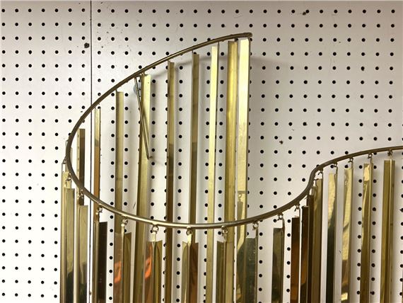 カーティスジェレ1987サイン入り彫刻c.jere ウォールスカルプチャーヨット Mixed Metal Wall Sculpture, Sailboats, Signed C Jere '69 - EPOCH
