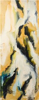 Oil on canvas Bob Brozovich (20th century) abstract color field; overall good condition - Bob Brozovich (20th Century)