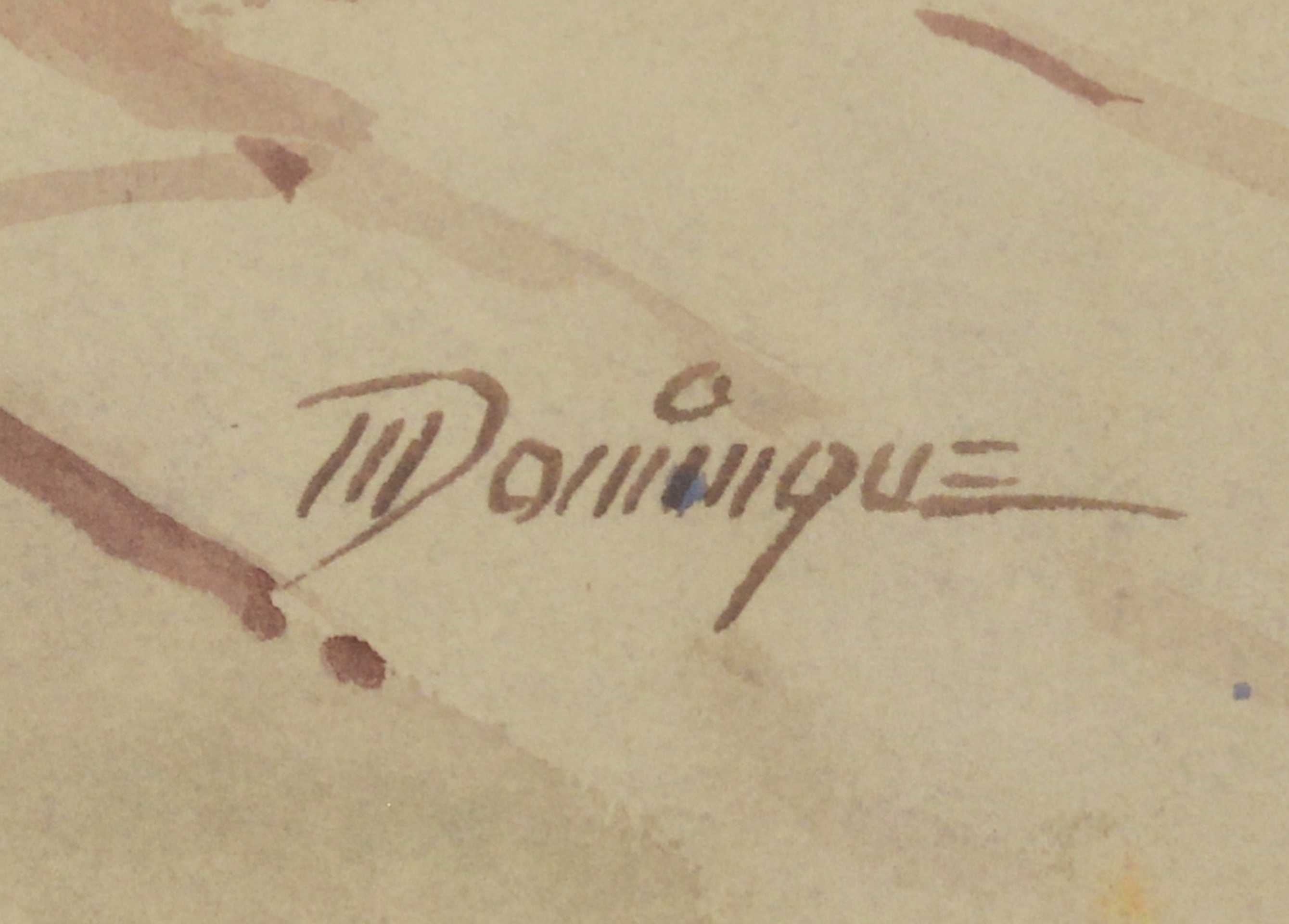 Artwork by Maurice Domingue, Domingue, Maurice - Place Dufferin Québec, Made of Watercolor on paper