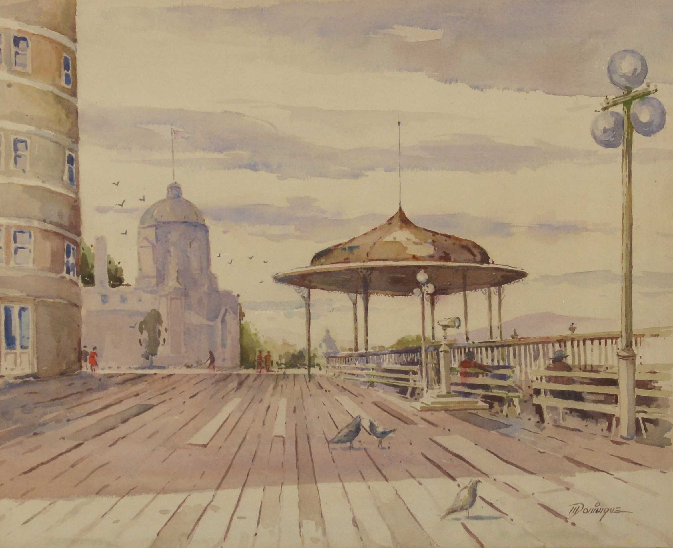 Artwork by Maurice Domingue, Domingue, Maurice - Place Dufferin Québec, Made of Watercolor on paper