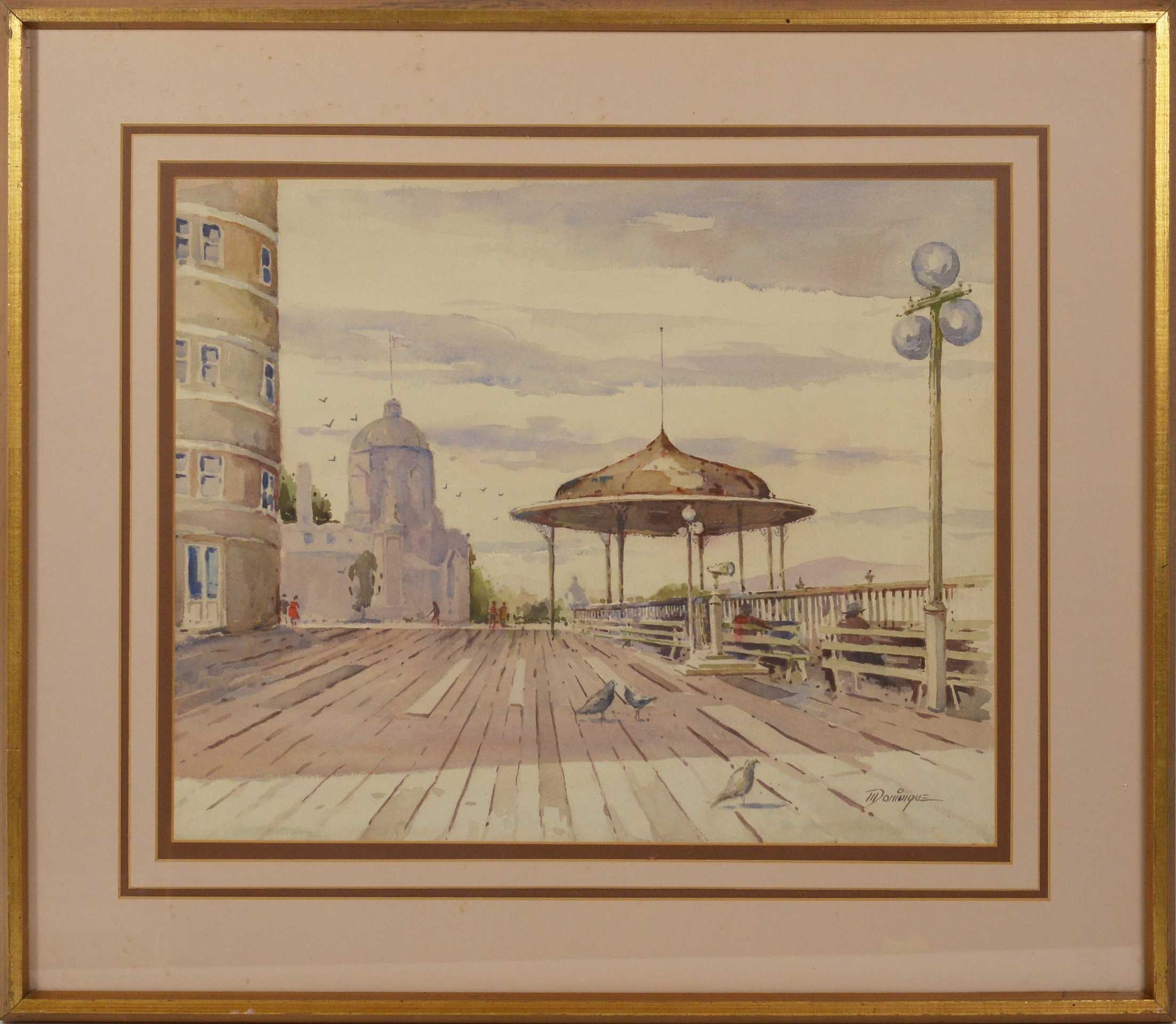 Artwork by Maurice Domingue, Domingue, Maurice - Place Dufferin Québec, Made of Watercolor on paper