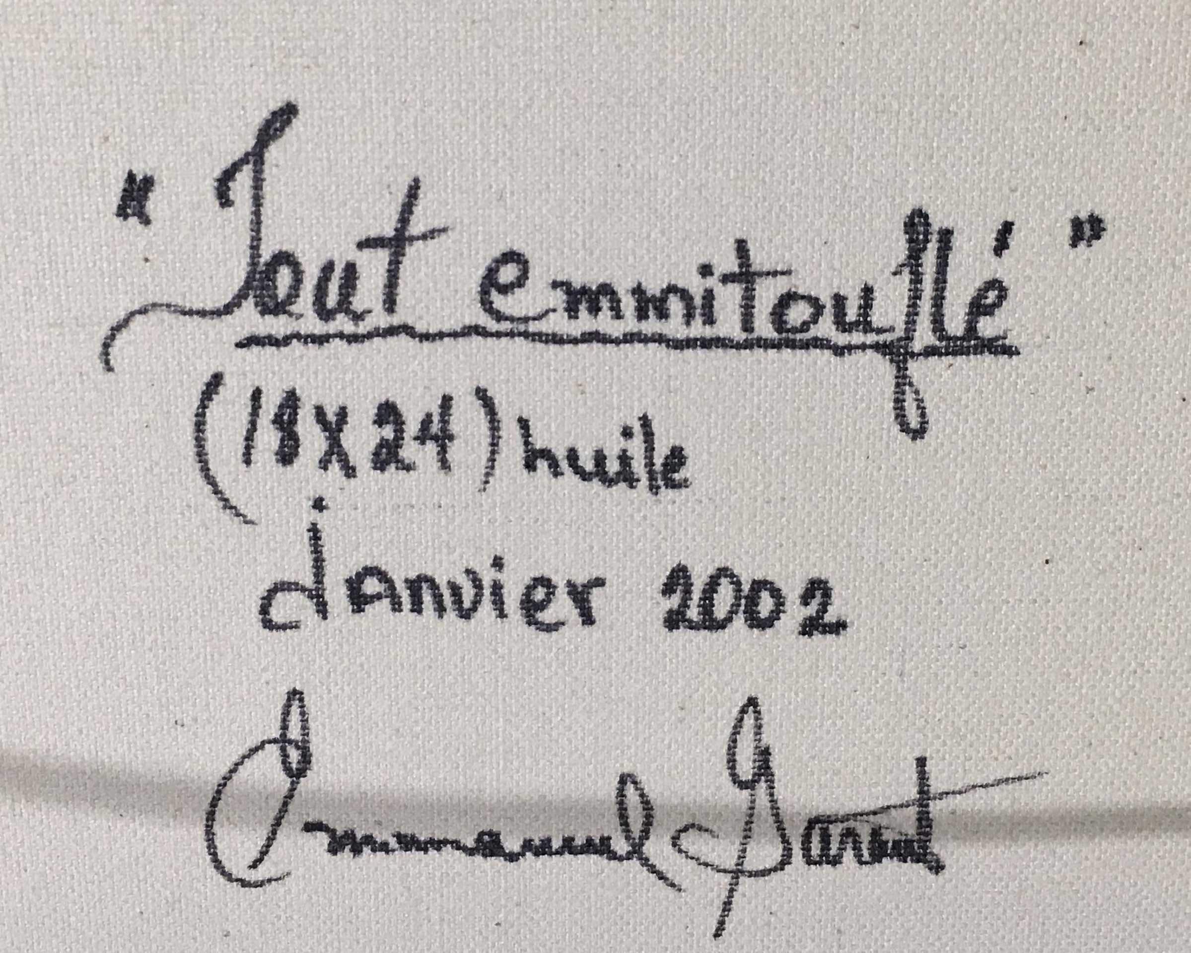 Artwork by Emmanuel Garant, Garant, Emmanuel - Tout emmitouflé - 2002, Made of Oil on canvas