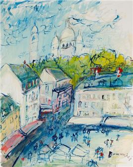 La place du Tertre, Montmartre - Mario Bonamici