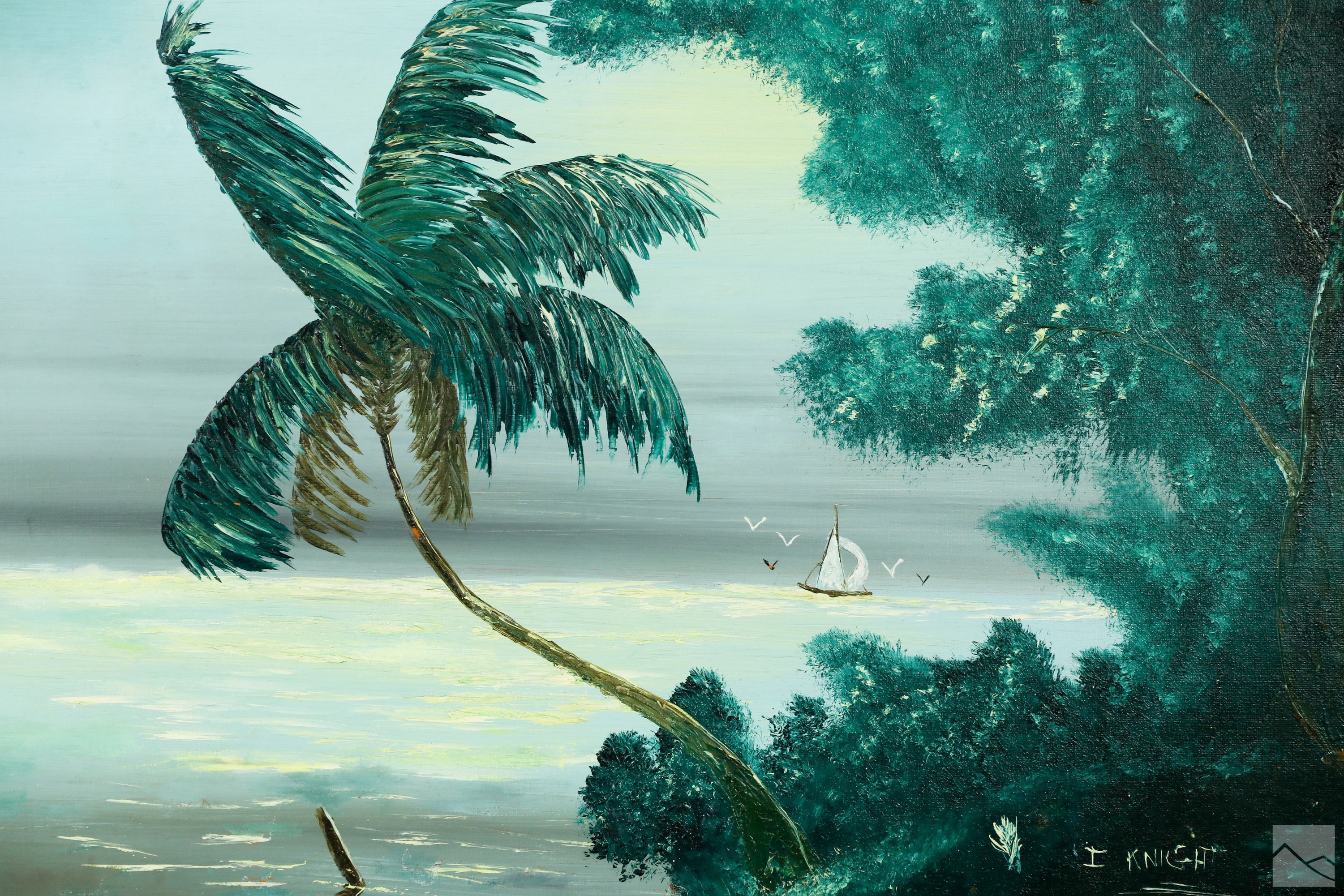 Isaac Knight | Isaac Knight 1941-2022 Florida Highwaymen Painting ...