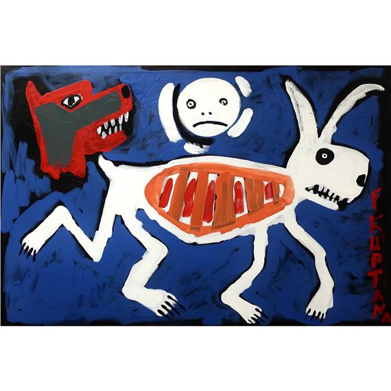 UNTITLED (CREATURES OF THE NIGHT) by Floyd Kuptana
