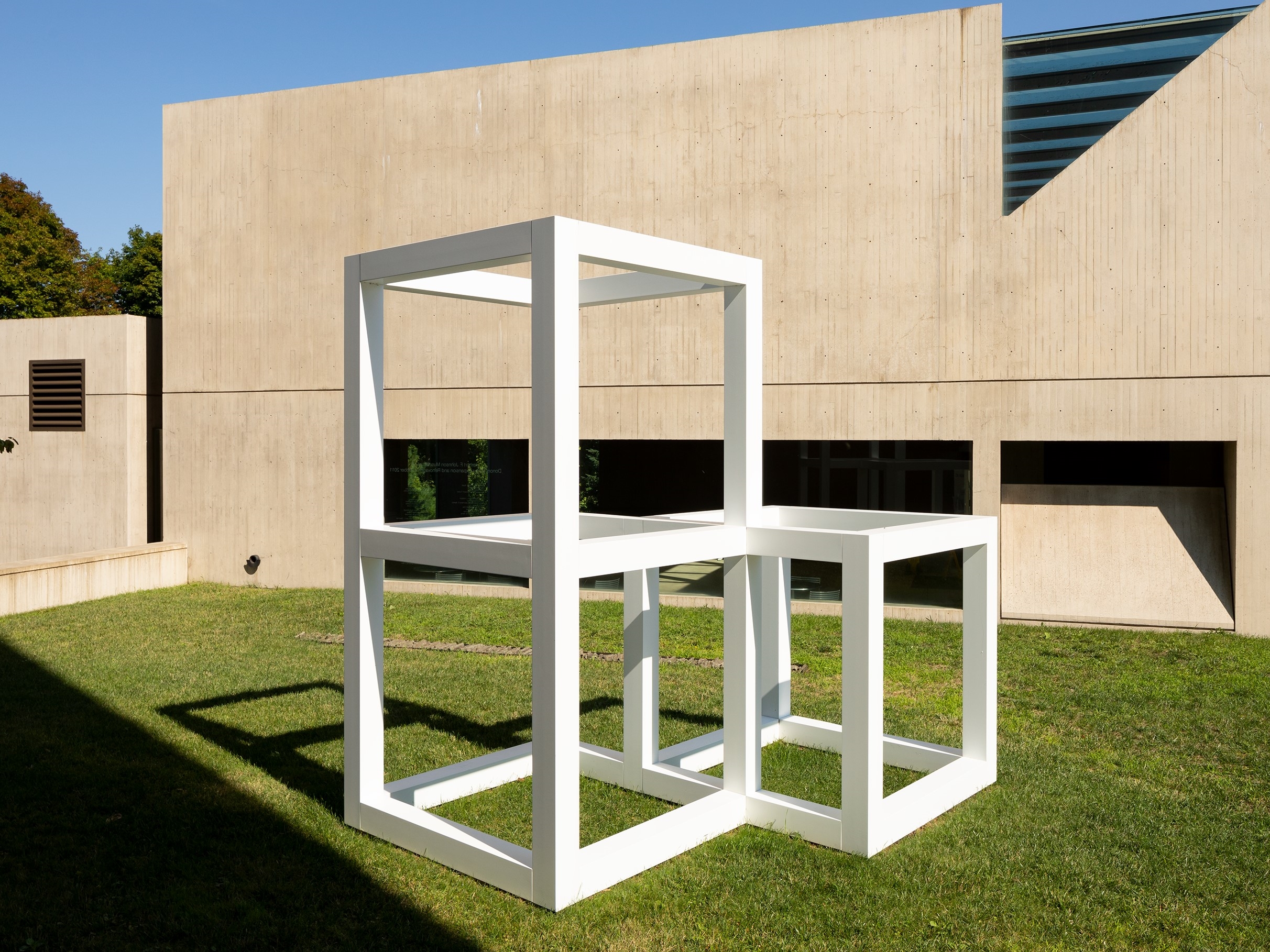 Artwork by Sol LeWitt, 1 x 2 Half Off, Made of enamel on aluminum
