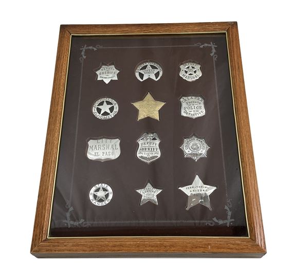 Franklin Mint | Great Western Lawman Badges in Sterling Silver