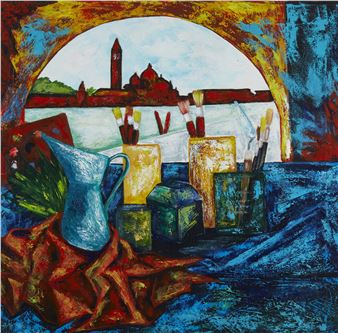 Composizione con Venezia. - Romeo Mesisca