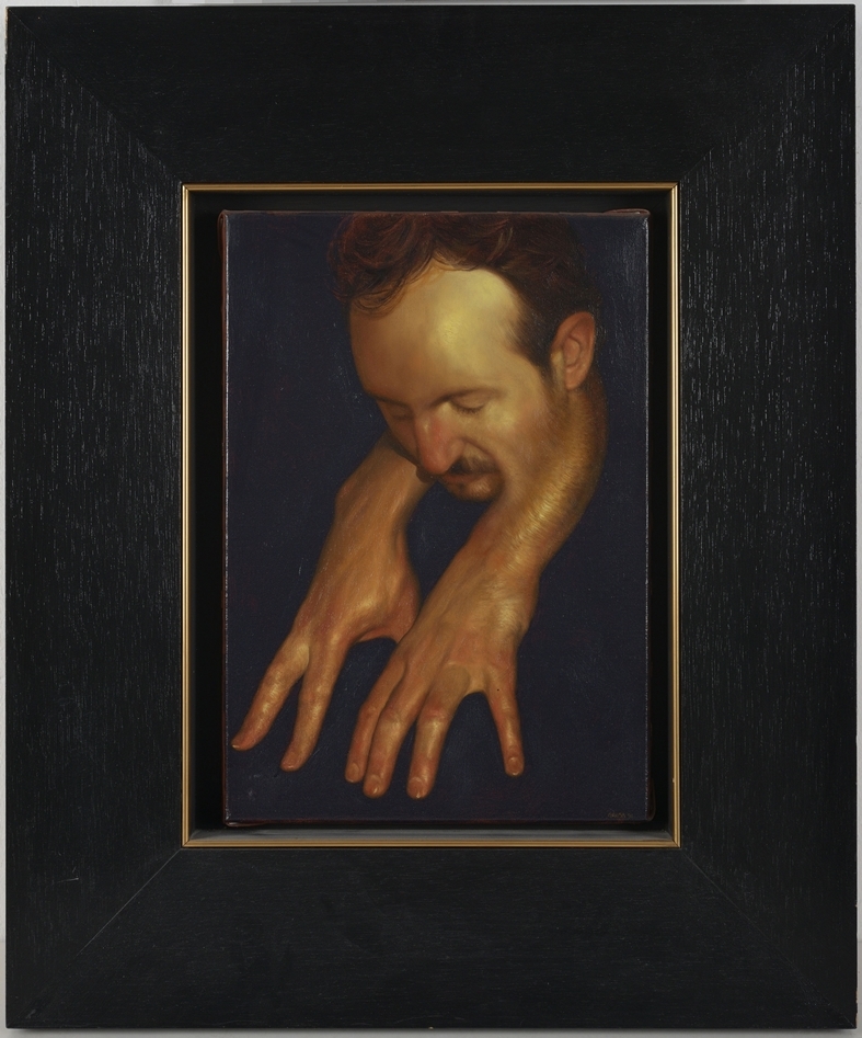 Artwork by Dietmar Gross, Selbst, Made of oil on canvas