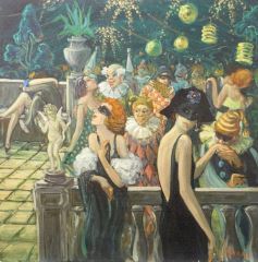 Carnival Scene by Ernest Marza