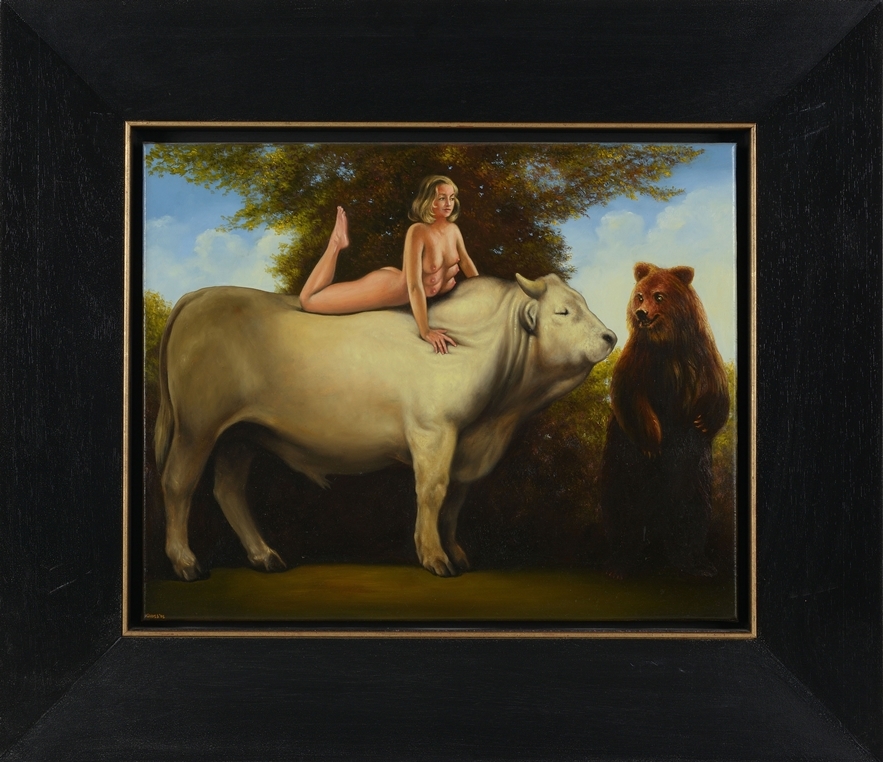 Artwork by Dietmar Gross, Europa, Made of oil on canvas