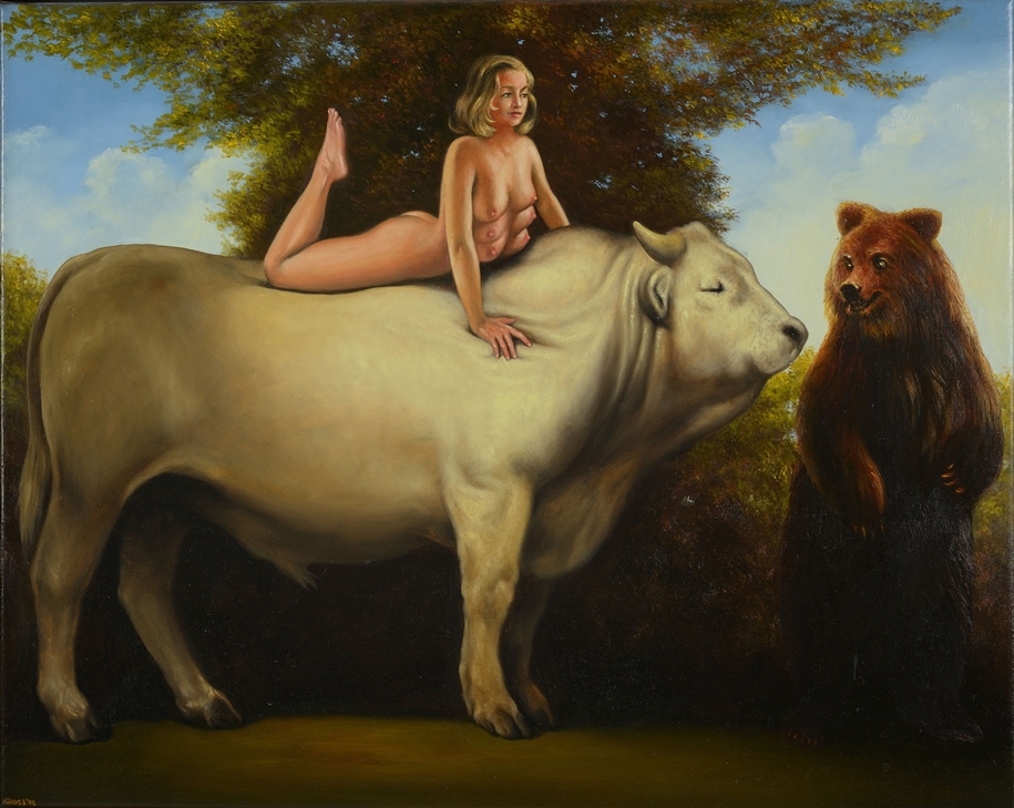 Artwork by Dietmar Gross, Europa, Made of oil on canvas