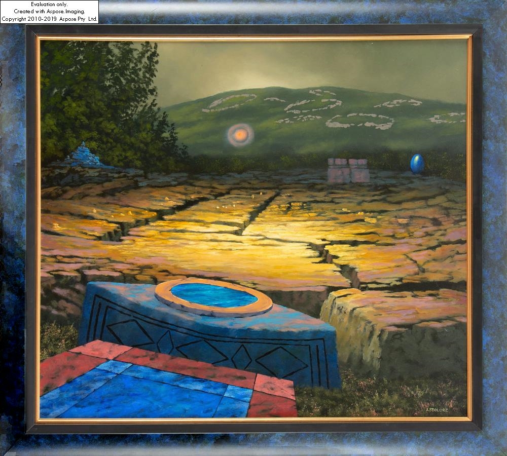 Artwork by Jozef Stolorz, Lapis Lazuli, Made of oil/canvas