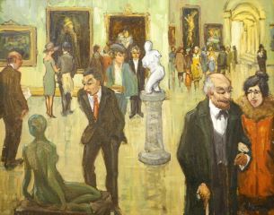 Gallery Scene - Ernest Marza