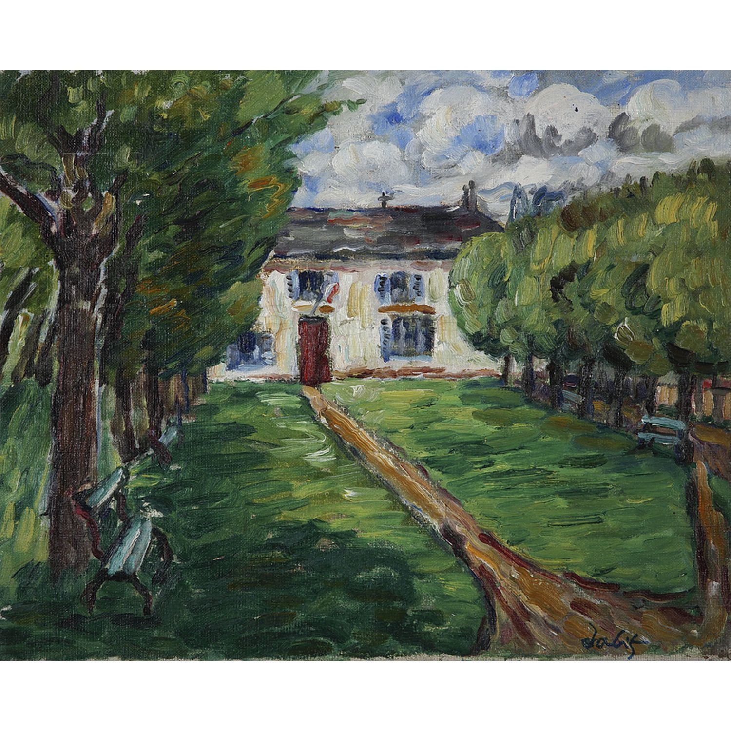 Eugène Dabit | House with blue shutters | MutualArt