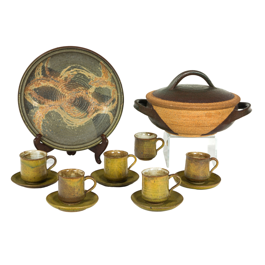 Laura Anderson | (Lot of 13) Laura Anderson Pottery collection | MutualArt