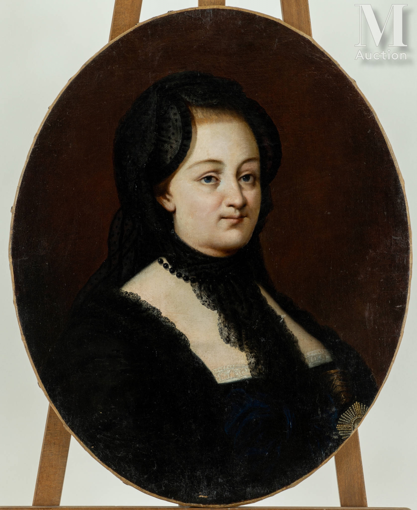 Portrait de Marie-Thérèse de Habsbourg (1717-1780), impératrice d'Autriche by Joseph Ducreux, French School, 19th Century