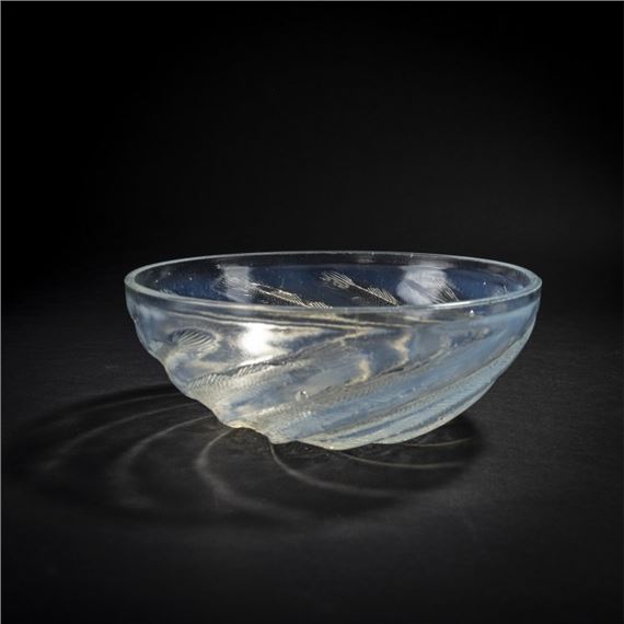 Bowl 'Poissons No. 2' by René Lalique, 1921-1923