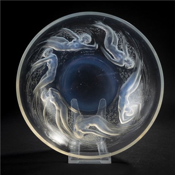 Bowl (coupe ouverte) 'Ondines' by René Lalique, 1921