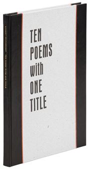 Ten Poems with One Title - Robert Porter Bringhurst