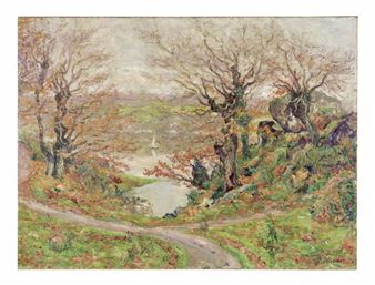 JACINTHE POZIER (FRANCAIS, 1844-1915) Bords de Rivière - Jacinthe Pozier