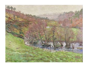 Path in the Underwood Signed 'J - Jacinthe Pozier