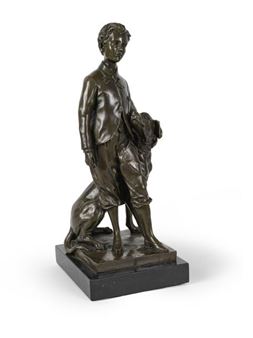 Jean-Baptiste CARPEAUX (d'après). Le Prince Impérial et le chien Néro - Jean-Baptiste Carpeaux