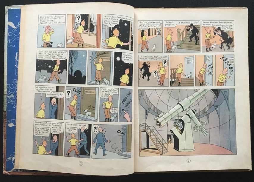 Hergé - O Papagaio - 3 nummers - L'Etoile mystérieuse - 3 x