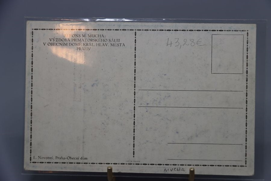 Alphonse Mucha | Une carte postale verticale recto oblitérée | MutualArt