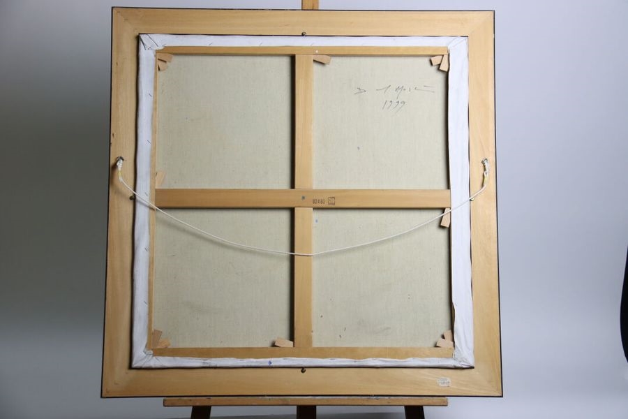 Artwork by Daniel Agostini, Composition, Made of huile sur toile