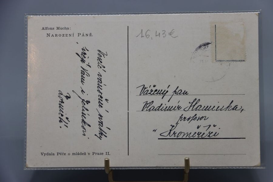 Alphonse Mucha | Une carte postale verticale recto oblitérée | MutualArt