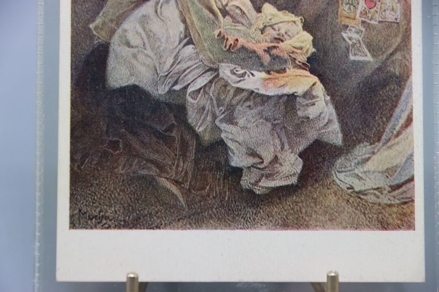 Alphonse Mucha | Une carte postale verticale recto oblitérée | MutualArt